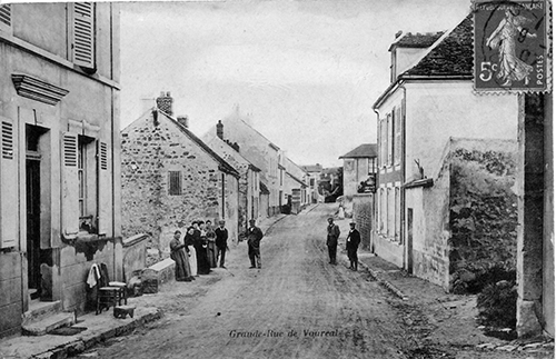 Carte postale grande rue Vauréal Vignette